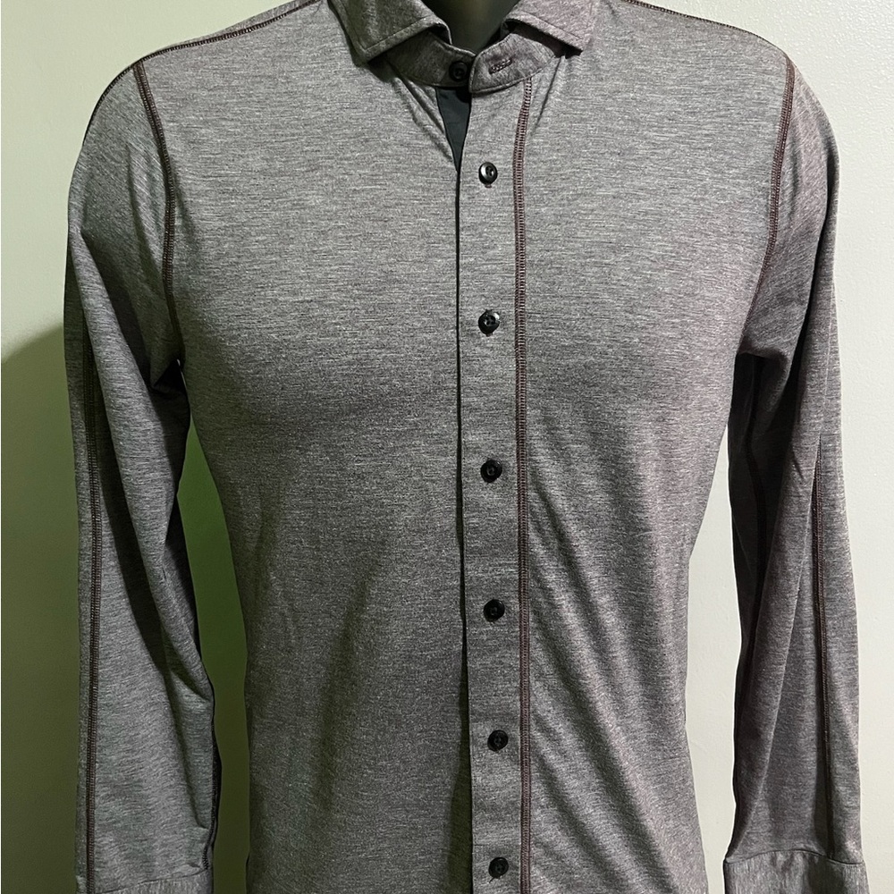 Lululemon Men's Gray Long Sleeve Shirt